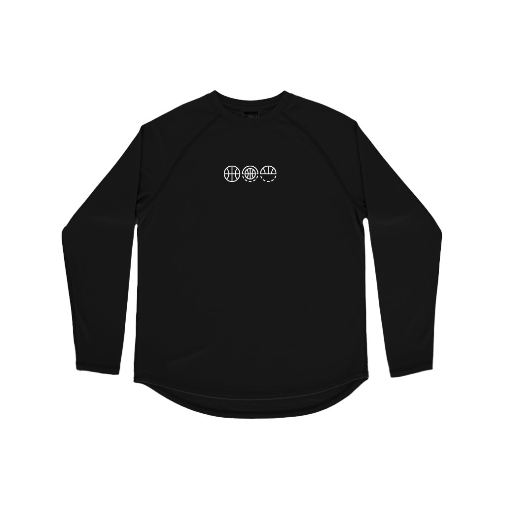 Shirts & Skins Basketball Hoop Icons Legacy Training Shirt in Black