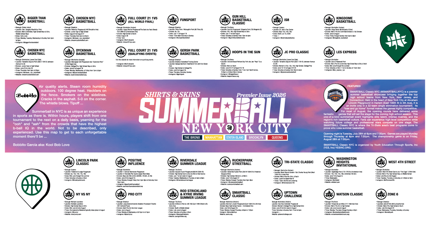 Summerball NYC 2026 Map