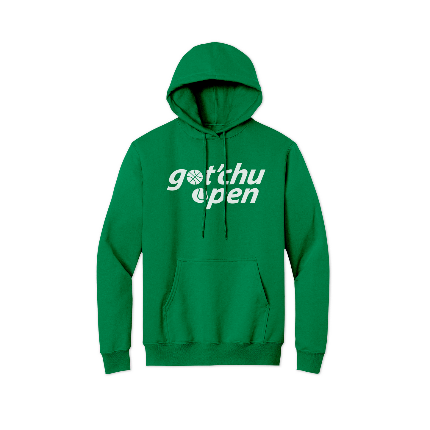 Stretch and Bobbito Got’Chu Open Court Hoodie in Money Green Front