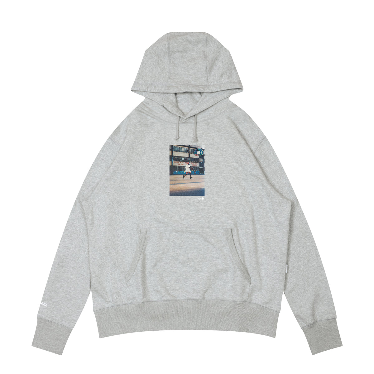 Bobbito x ballaholic Photo Sweat Hoodie -Harlem USA- (gray 