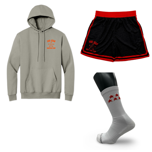 Silver Bundle: Hoodie + Men's Short  + Sock