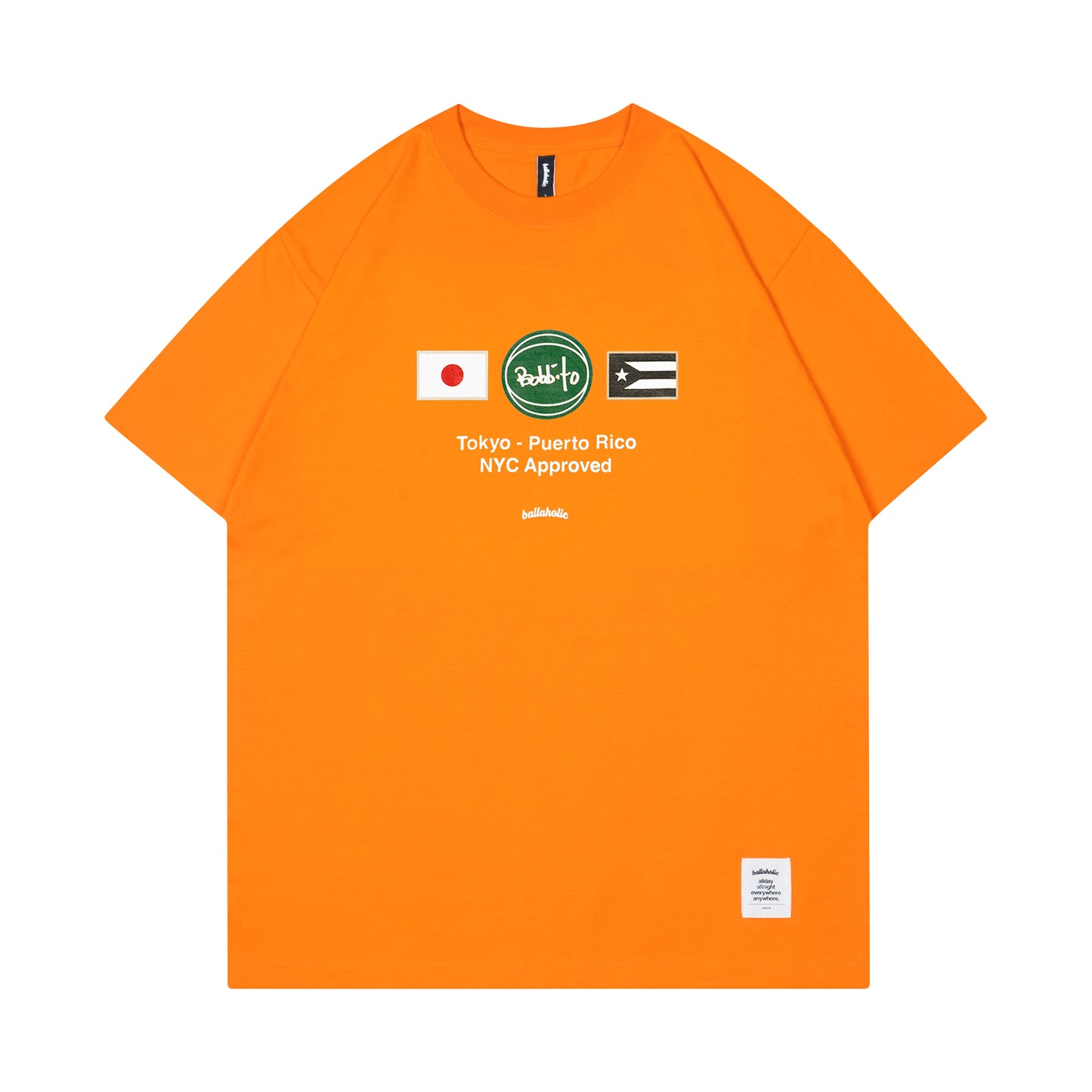 Bobbito x ballaholic Tee -BANDERA = KOKKI- (orange)