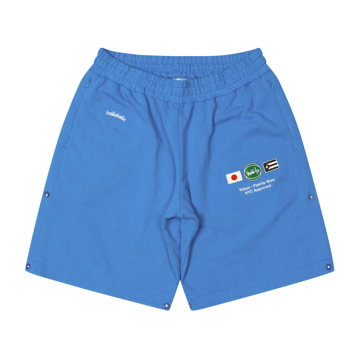 Bobbito x ballaholic 1990/2023 Hybrid Sweat Shorts (blue/white 