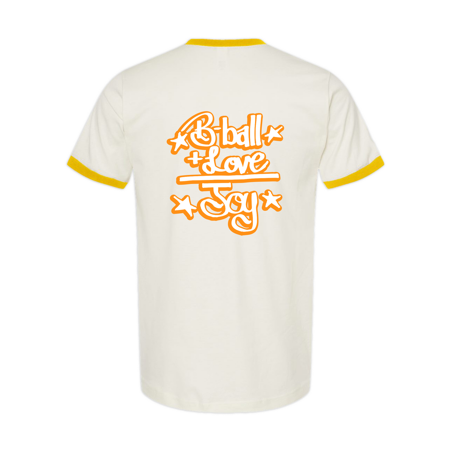 B-Ball Love Joy Ringer Tee Back