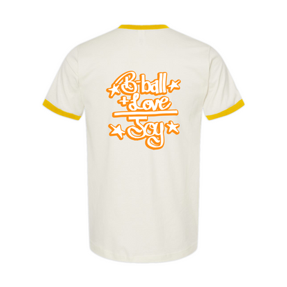 B-Ball Love Joy Ringer Tee Back