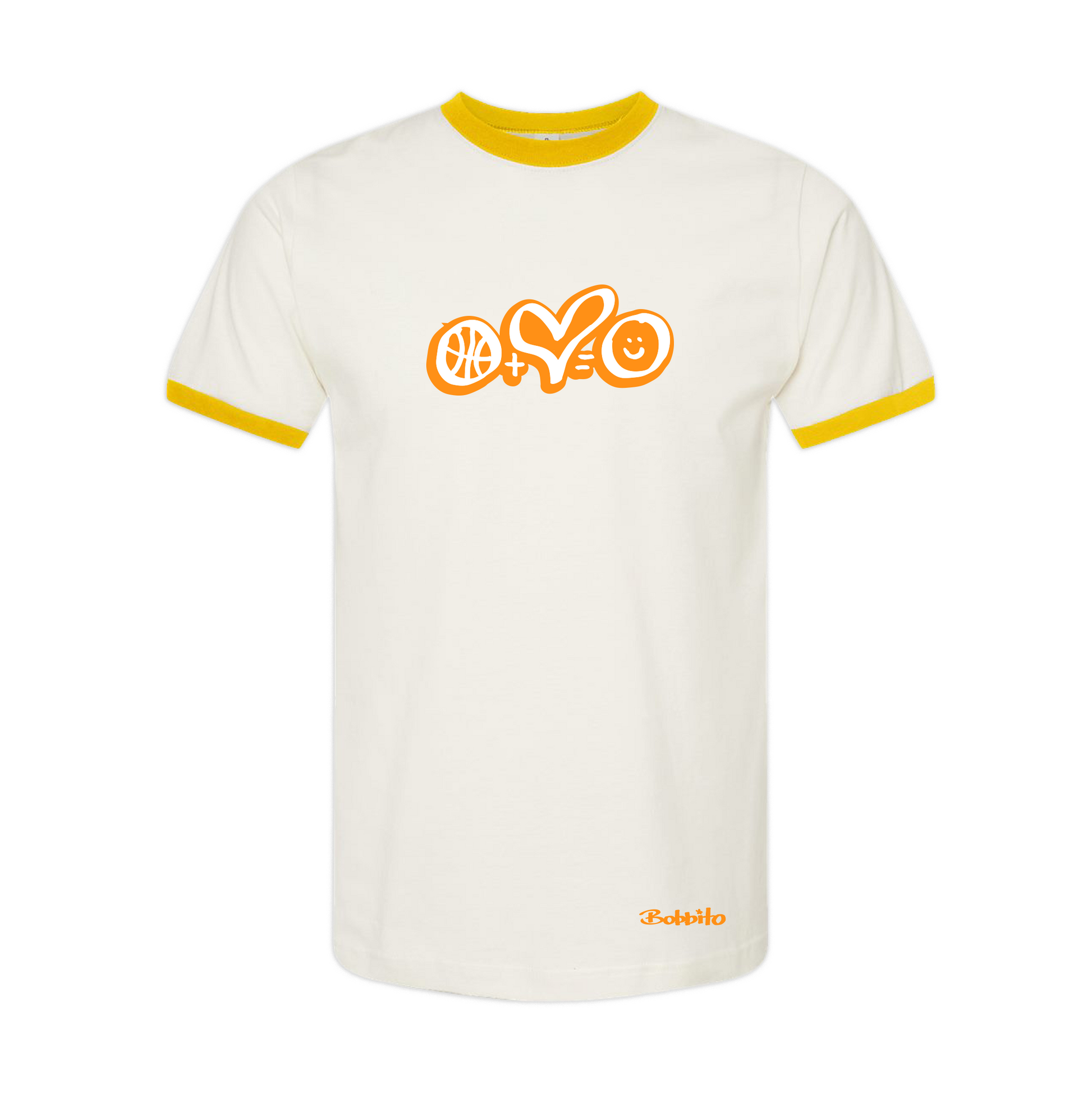 B-Ball Love Joy Ringer Tee Front
