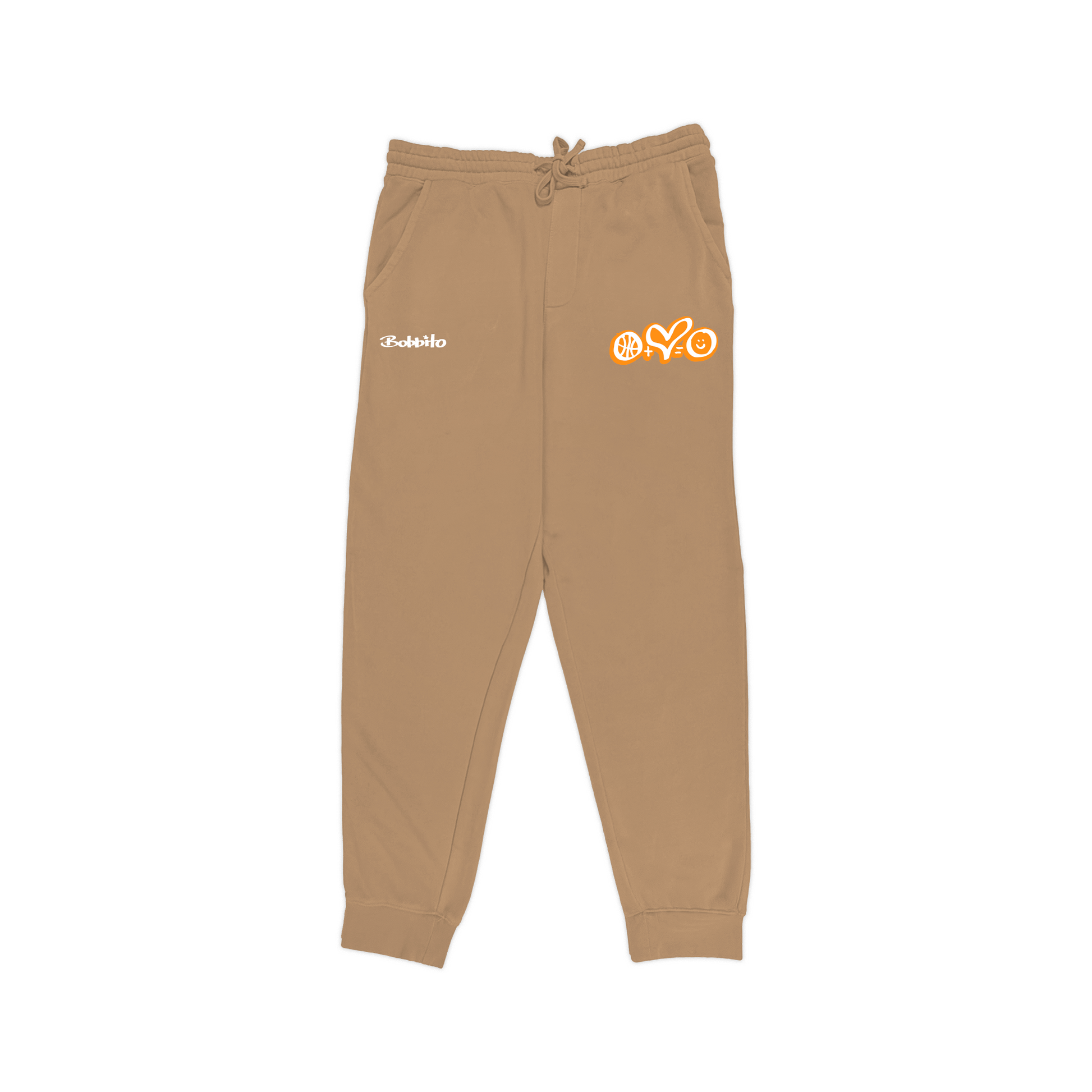 B-Ball Love Joy Sweatpant (Sandstone) Front