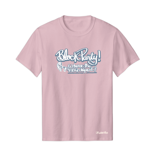 Block Party Tee (Pink) Front