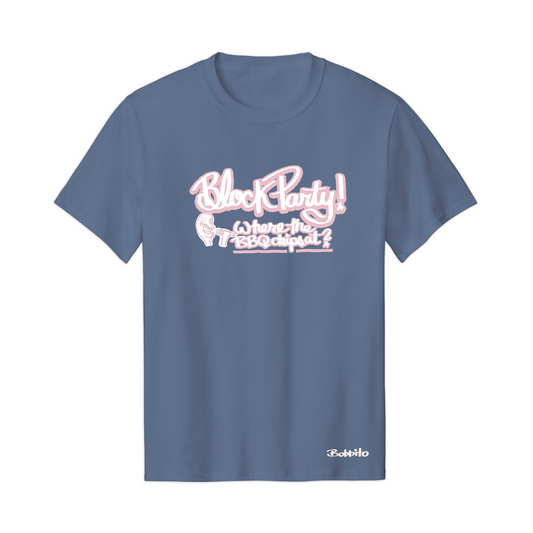 Block Party Tee (Slate) Front
