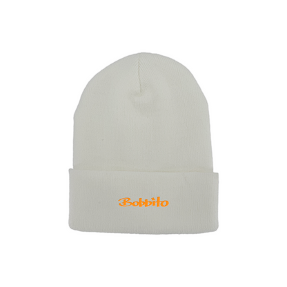 Bobbito Signature Beanie (White/Orange) Front