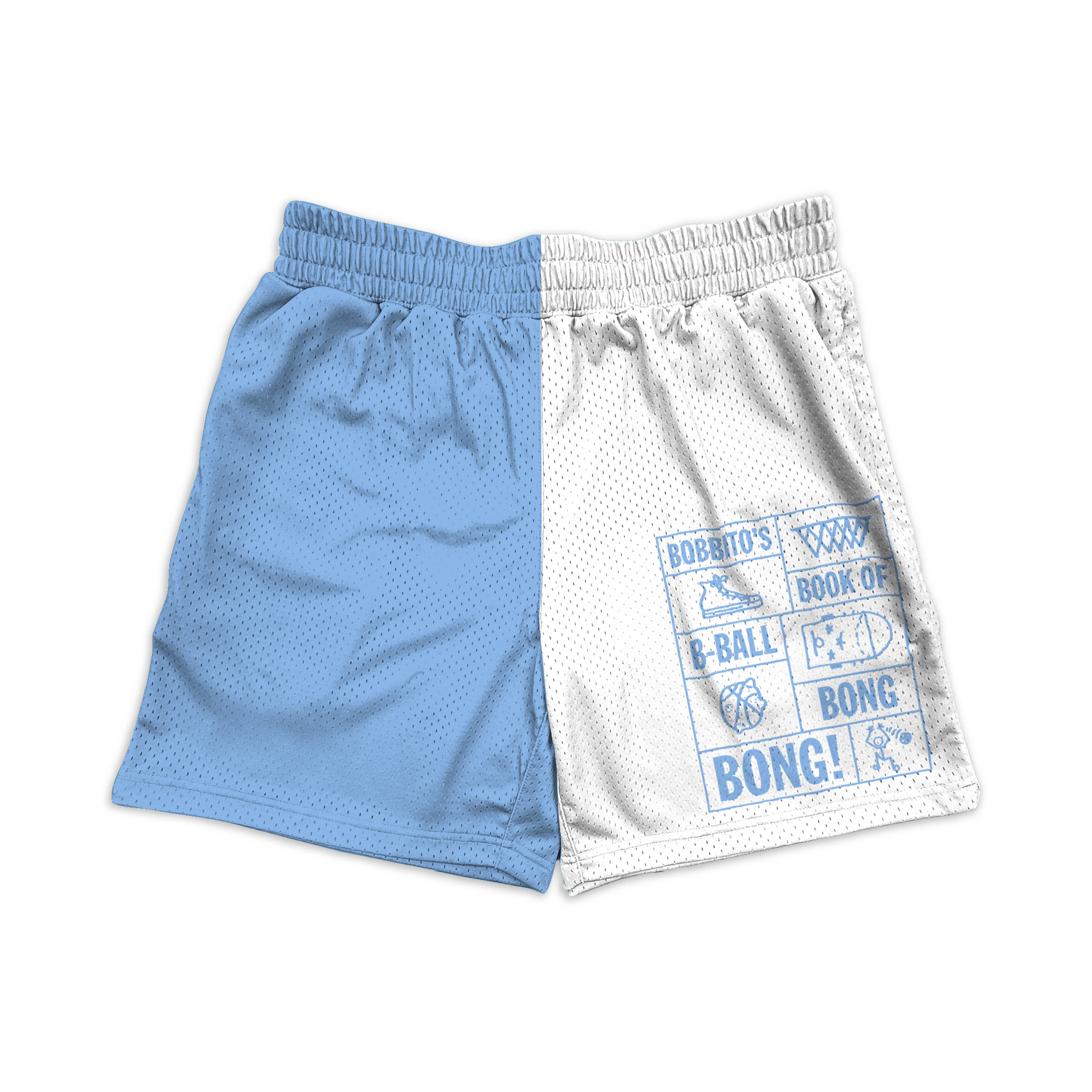 Bobbito’s Bong Bong! Mesh Shorts (5” or 7” Inseam) Front
