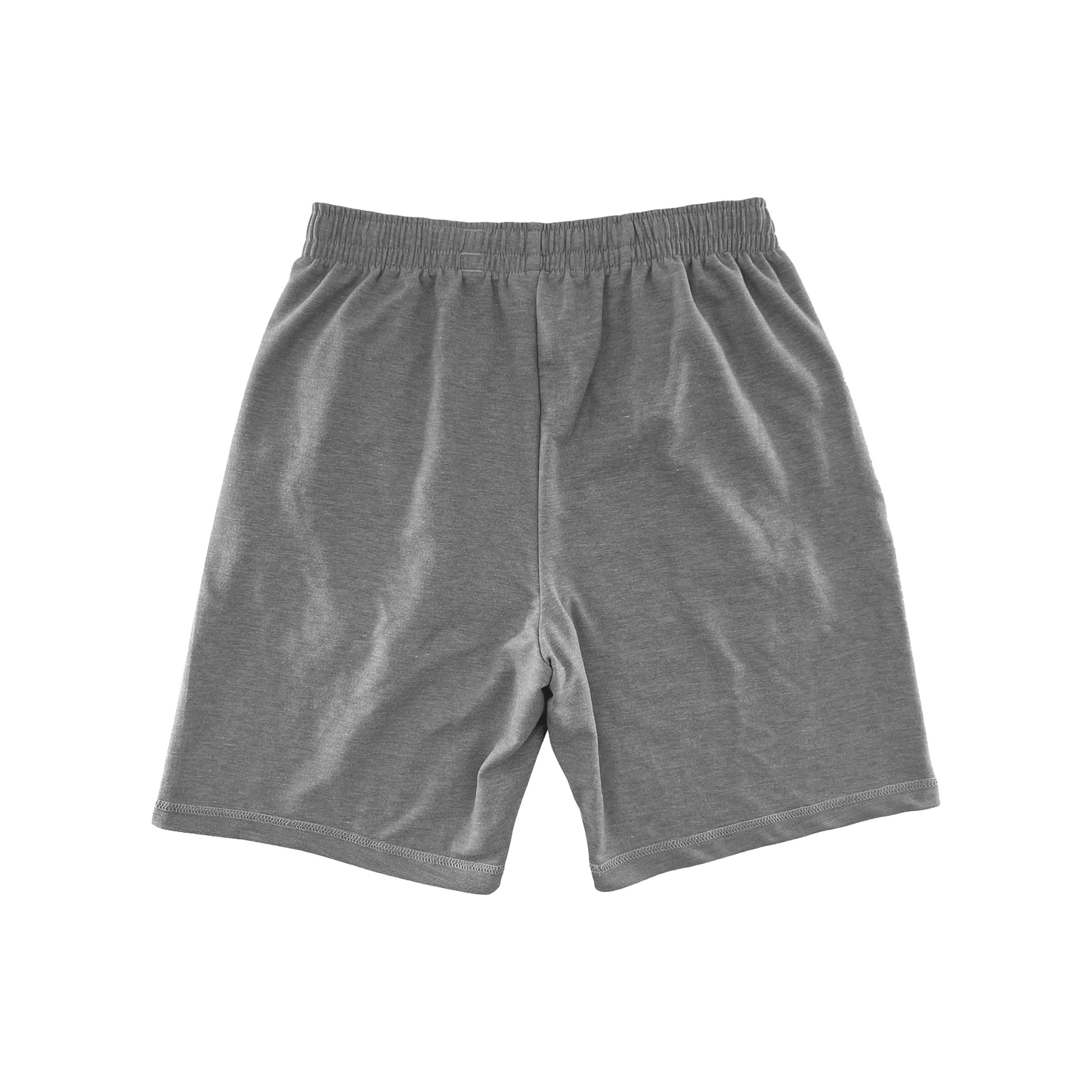 Shirts & Skins Basketball Hoop Icons Sweat Shorts in Grey Heather Back