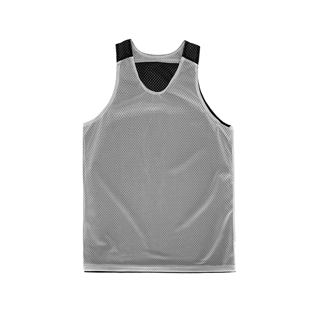 Shirts & Skins Hoop Icons Prospect Reversible Jersey (White/Black) Front