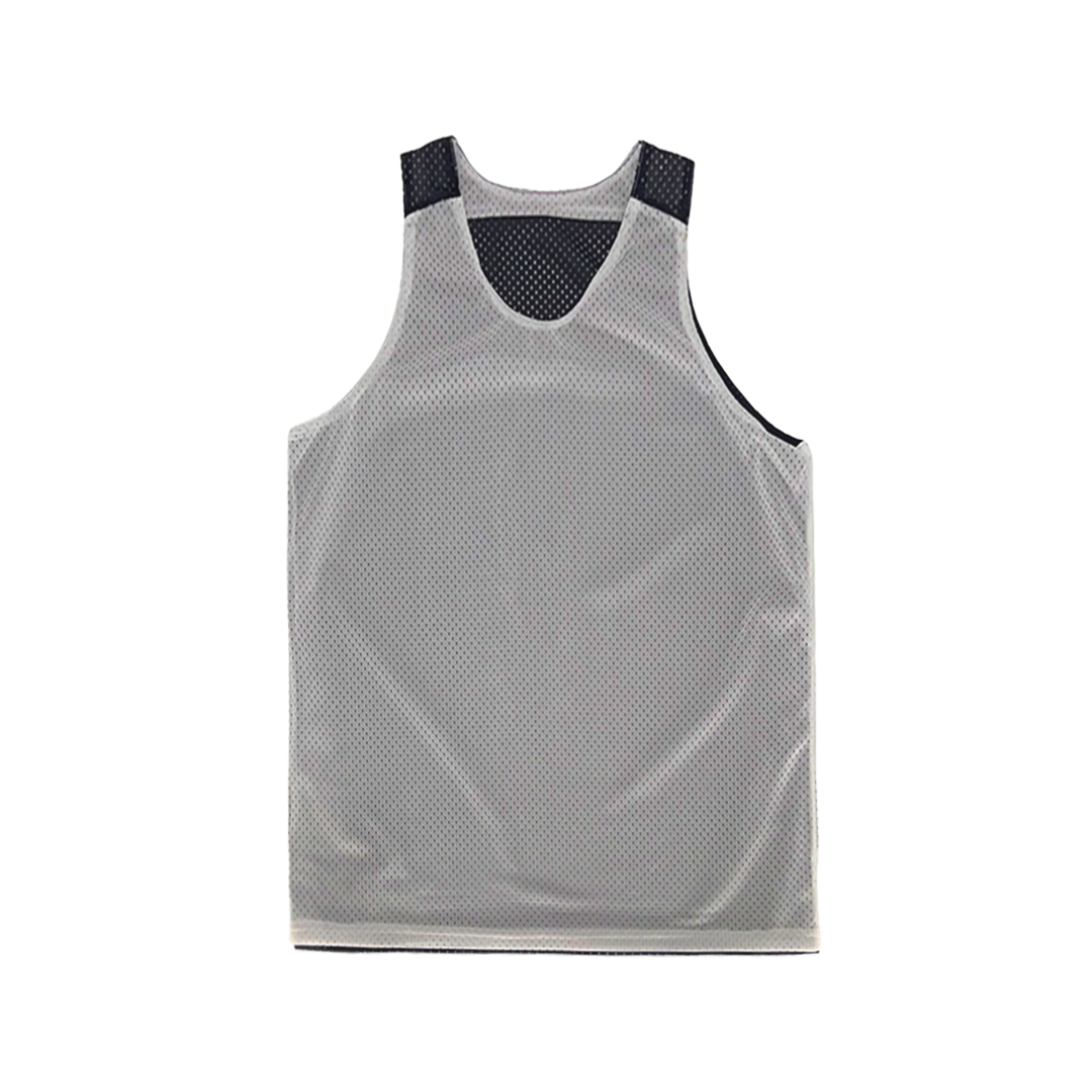 Shirts & Skins Basketball Hoop Icons Prospect Reversible Jersey (White/Navy) Front