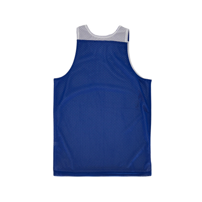 Shirts & Skins Basketball Hoop Icons Prospect Reversible Jersey (Royal/White) Back