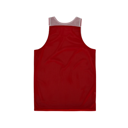 Shirts & Skins Basketball Hoop Icons Prospect Reversible Jersey (Scarlet/White) Back