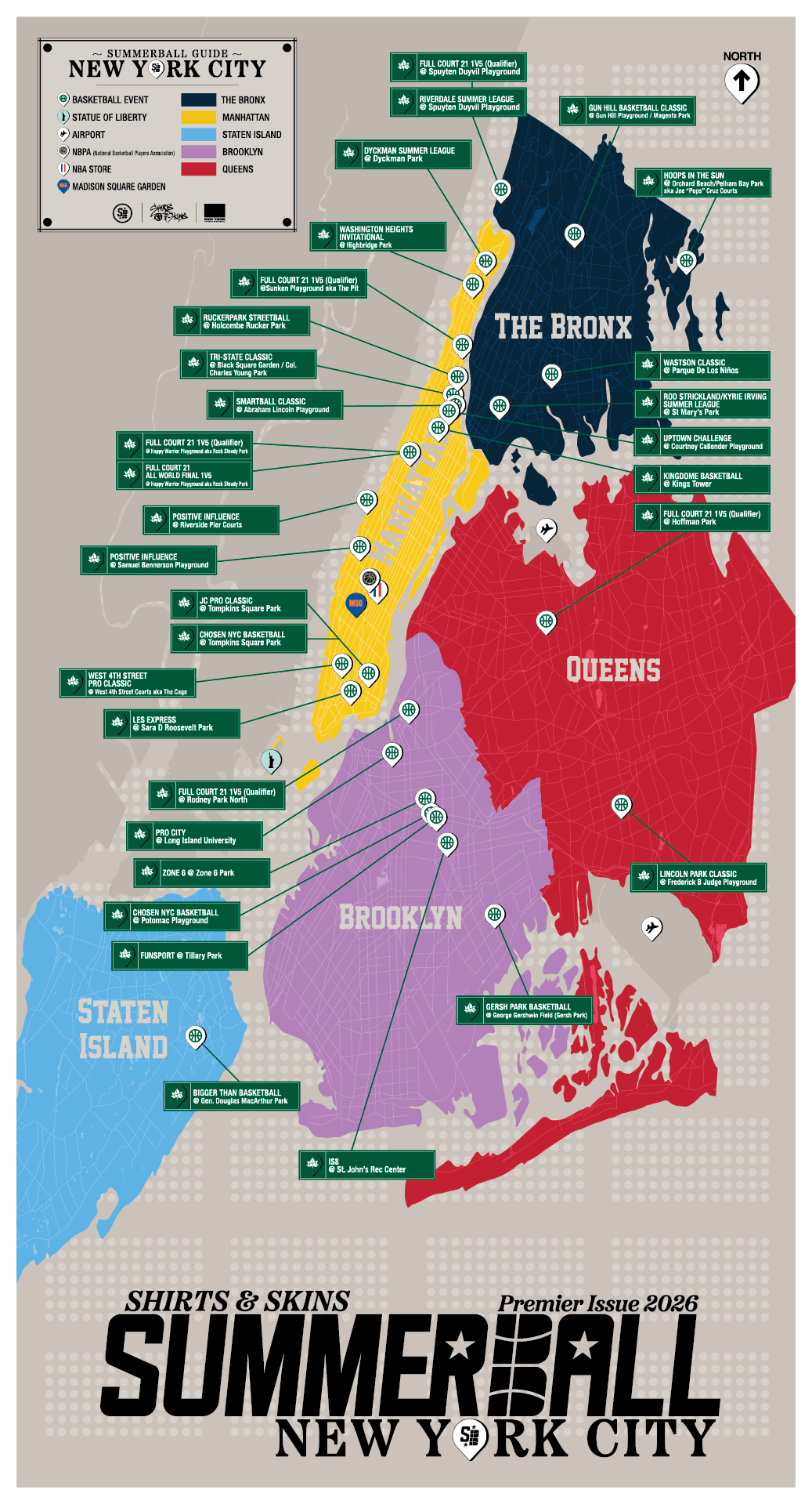 Summerball NYC 2026 Map