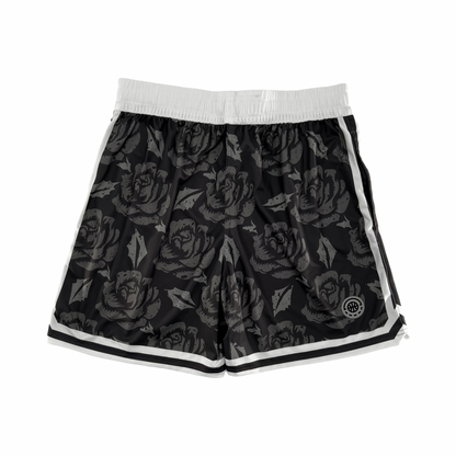 Shirts & Skins OG Side Stripe Rose Short (Graphite/White) Back