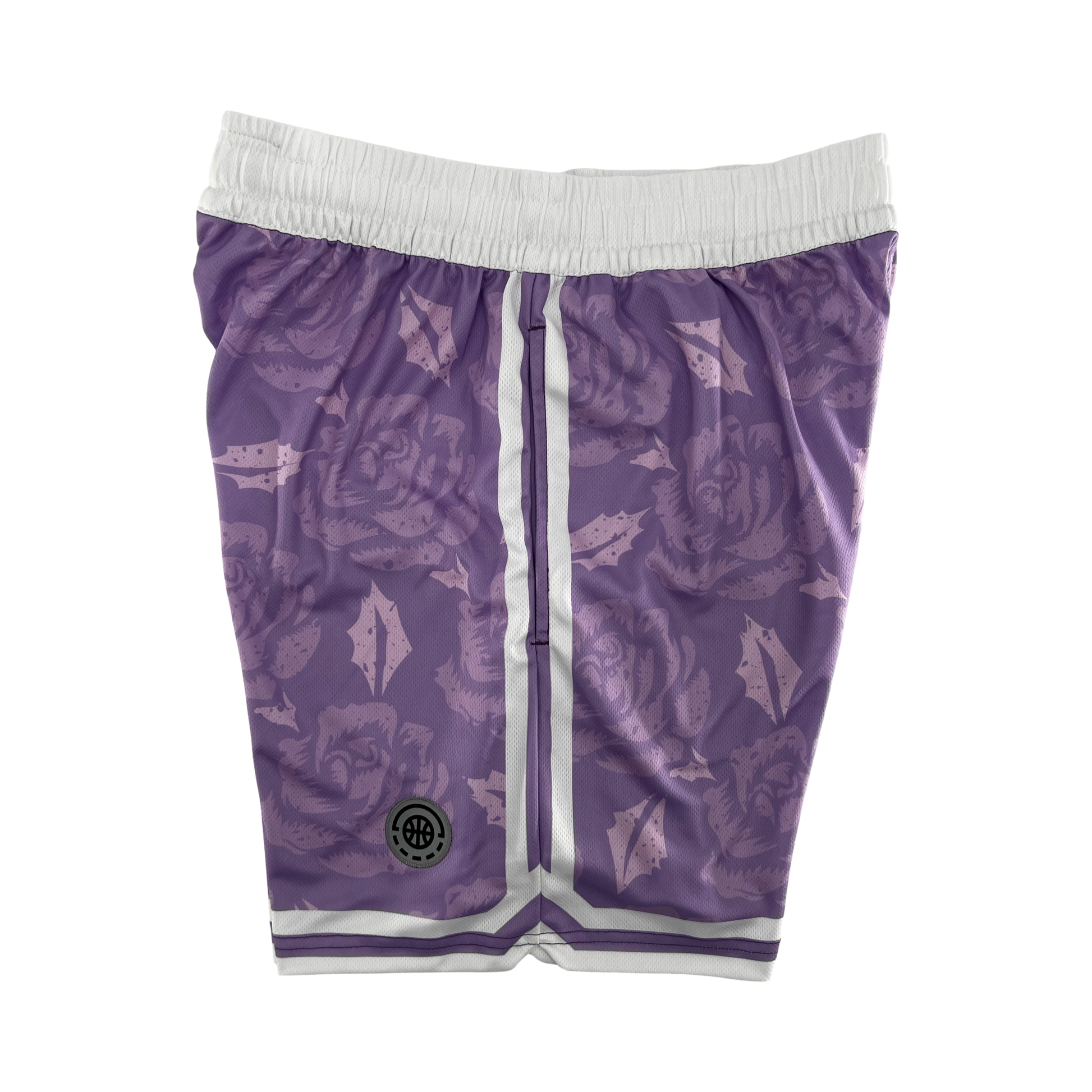 Shirts & Skins OG Side Stripe Rose Short (Violet/White) Right Side