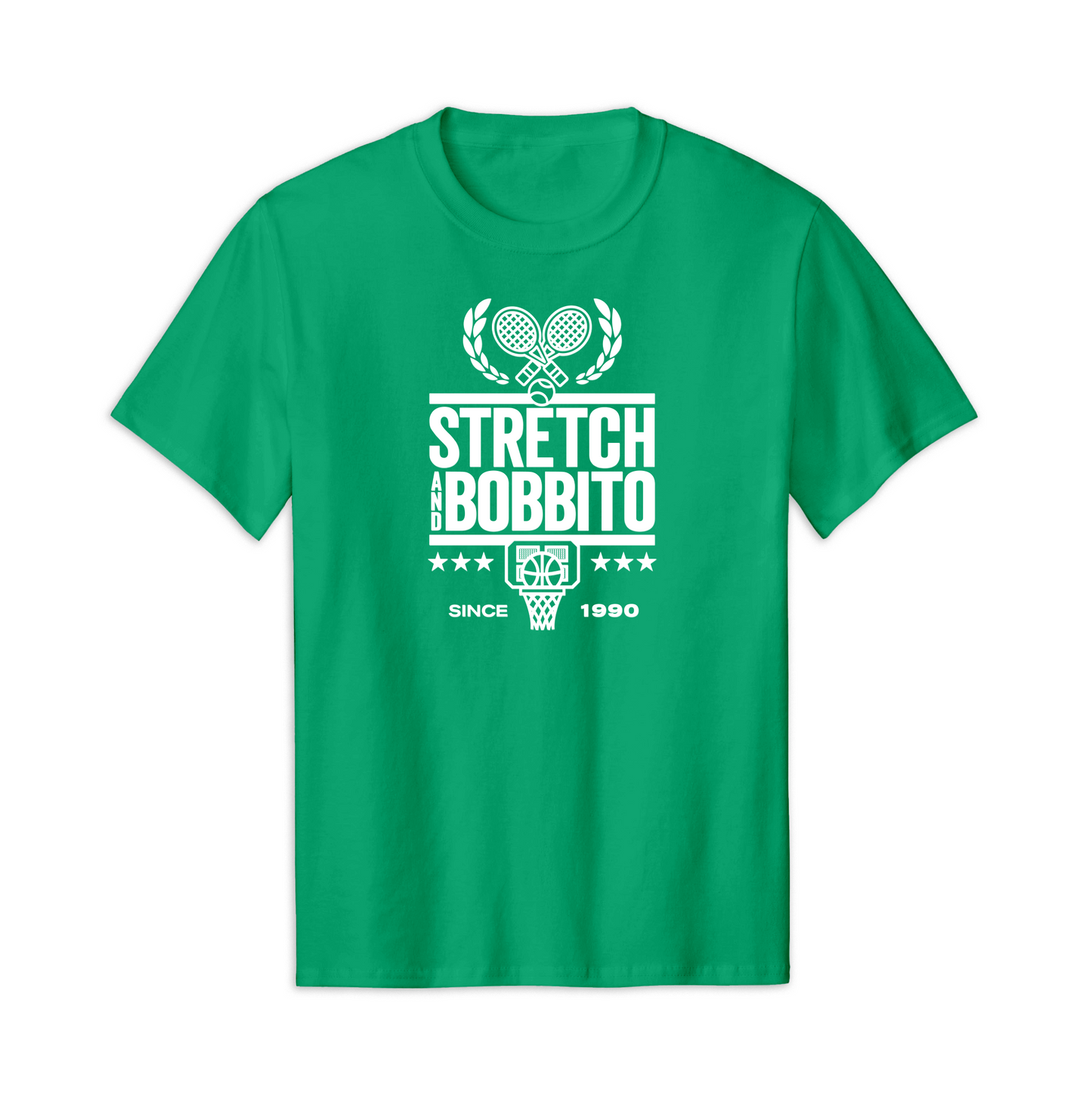 Stretch and Bobbito Court Tee (Money Green)