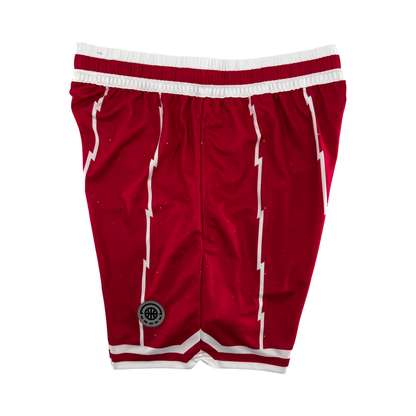 Shirts & Skins Raptors Space Short (Fuchsia/White) Right Side