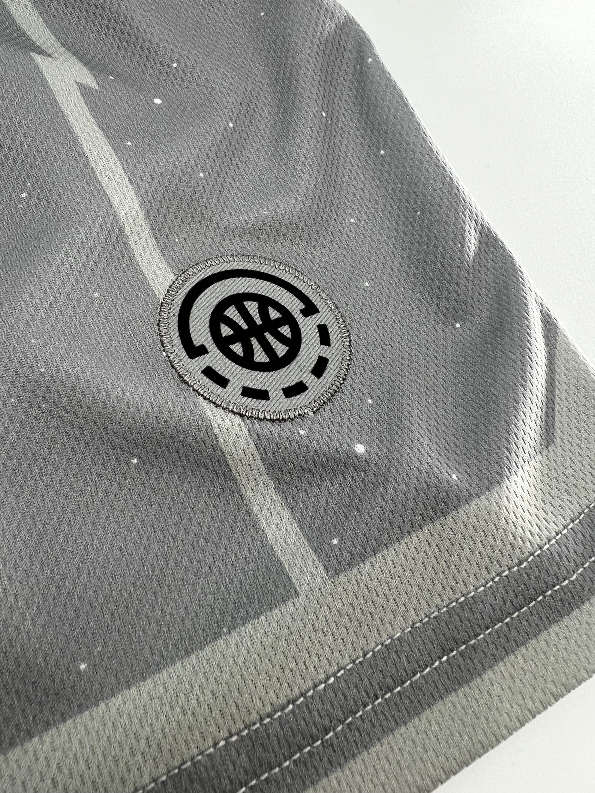 Shirts & Skins Raptors Space Short (Grey/Light Grey) Close-up