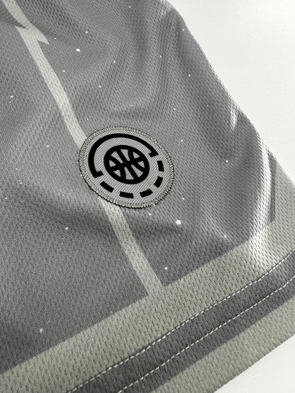 Shirts & Skins Raptors Space Short (Grey/Light Grey) Close-up