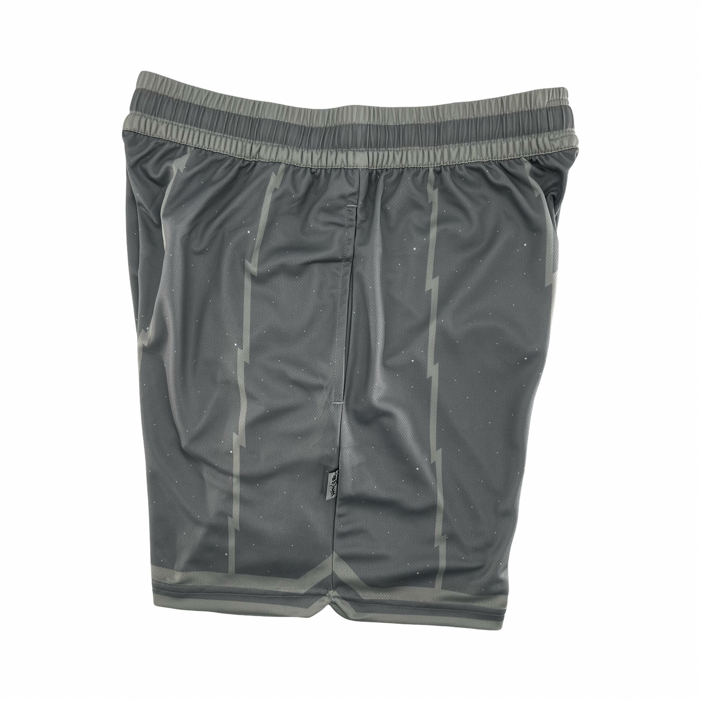 Shirts & Skins Raptors Space Short (Grey/Light Grey) Left Side