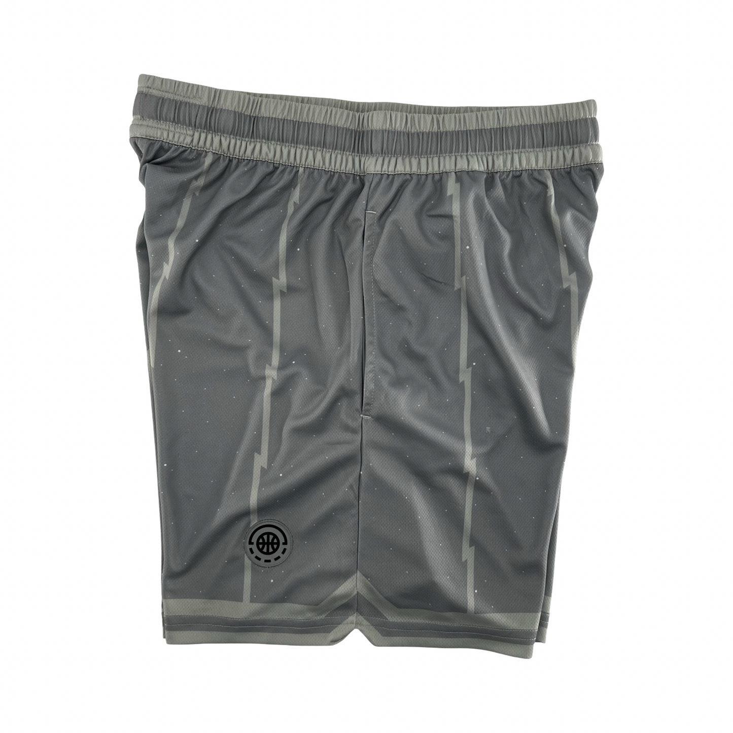 Shirts & Skins Raptors Space Short (Grey/Light Grey) Right Side