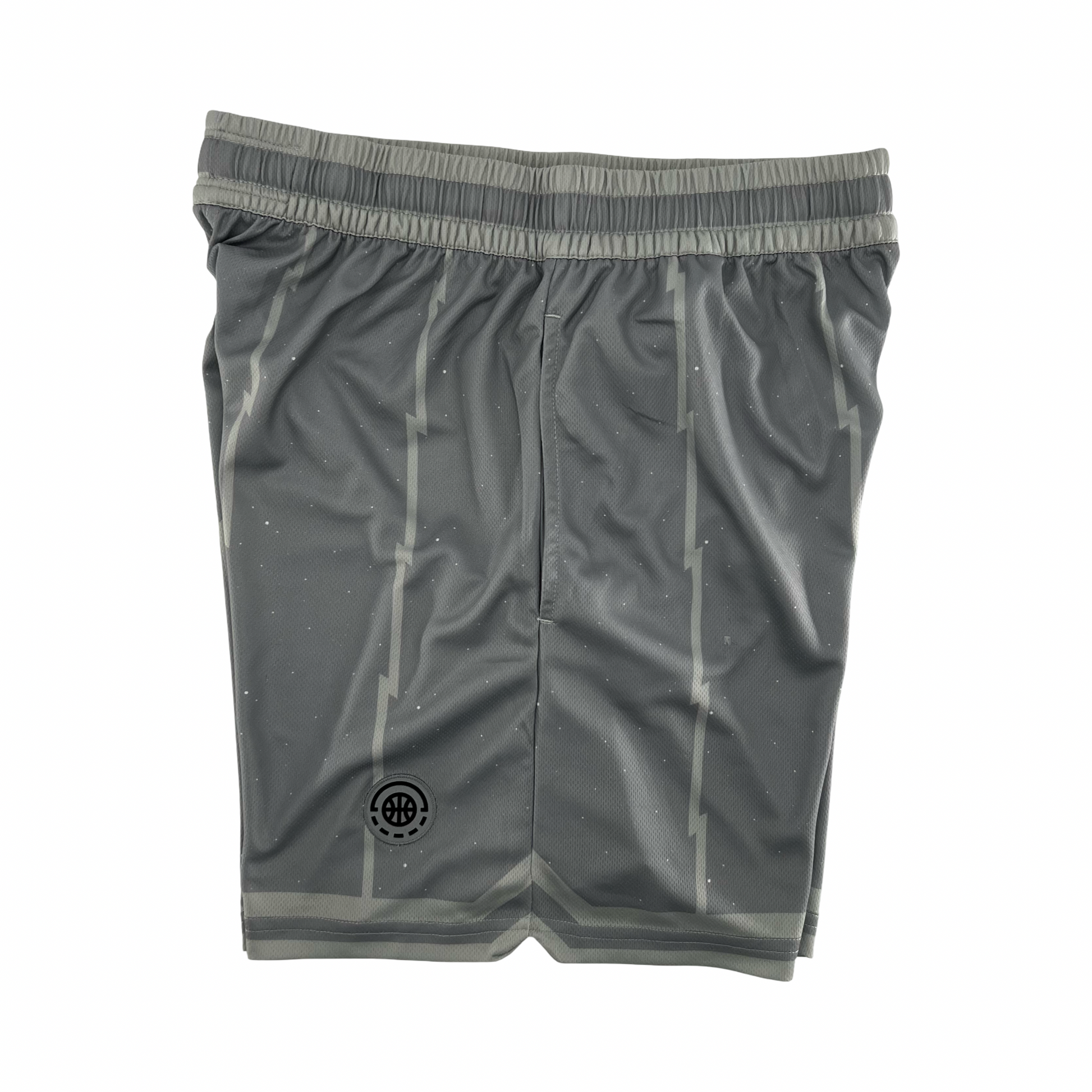 Shirts & Skins Raptors Space Short (Grey/Light Grey) Right Side