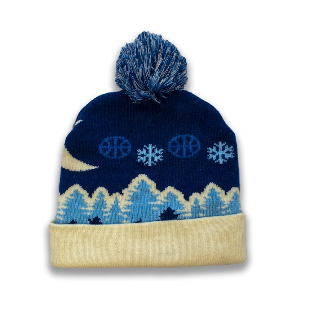Shirts & Skins Winter Hoop Tree Pom Beanie (Cuff)