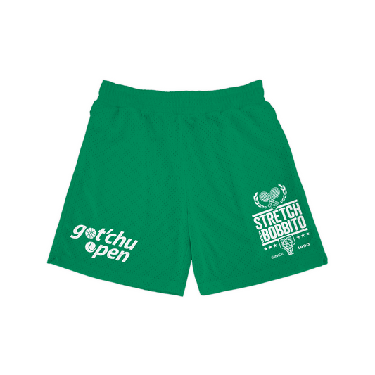 Stretch and Bobbito Got’Chu Open Court Mesh Short (5” Inseam) Front