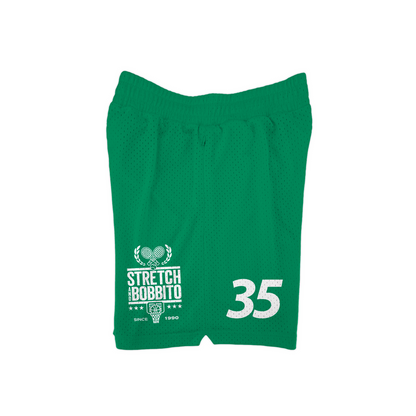 Stretch and Bobbito Got’Chu Open Court Mesh Short (5” Inseam) Left Side
